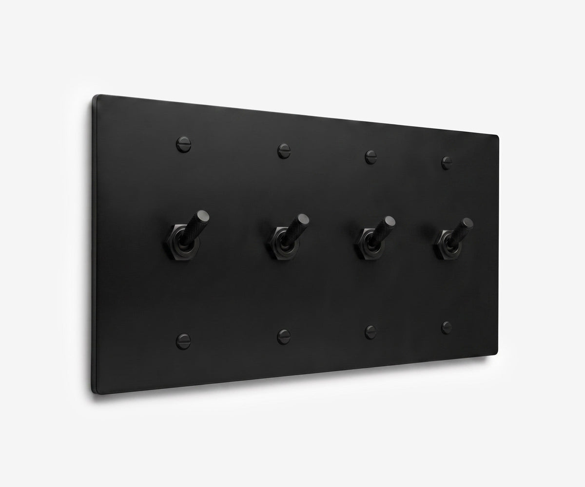 Stainless Steel Switch Plate - 4 Gang, view 10