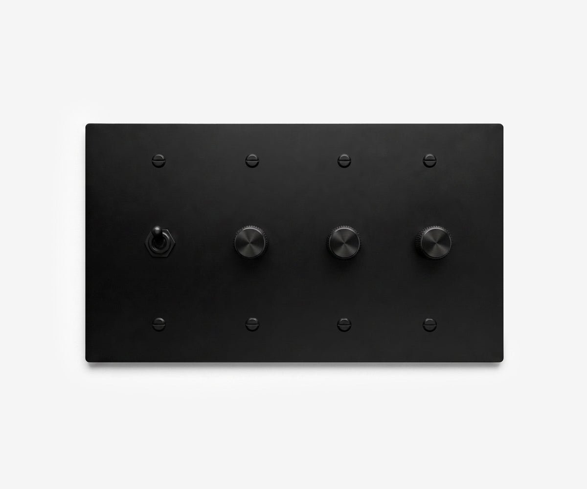 Stainless Steel Switch Plate - 4 Gang, view 11