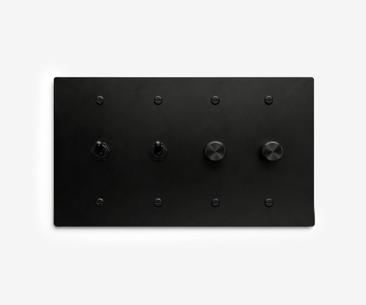 Stainless Steel Switch Plate - 4 Gang, view 13