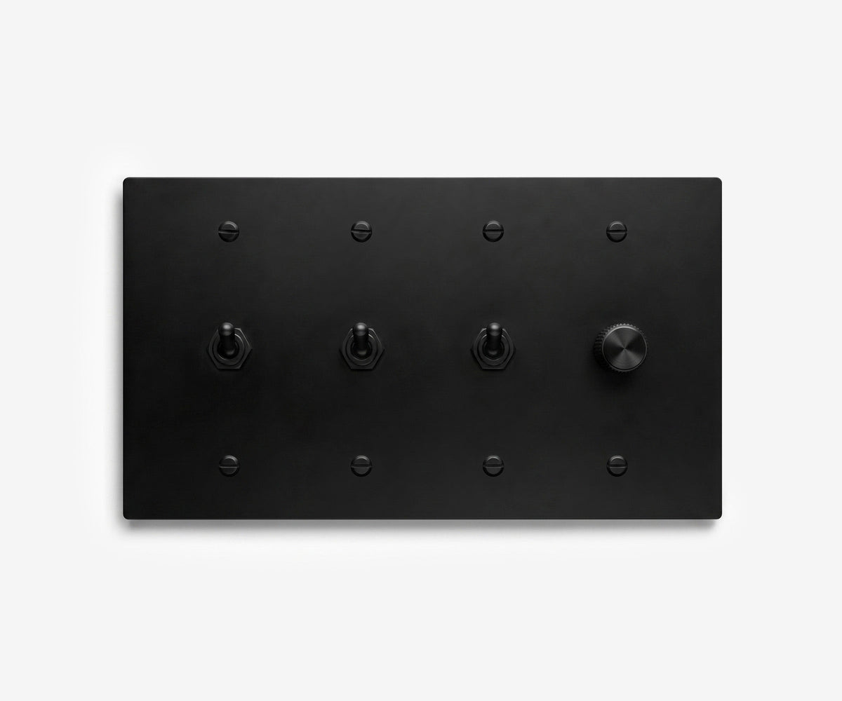 Stainless Steel Switch Plate - 4 Gang, view 15