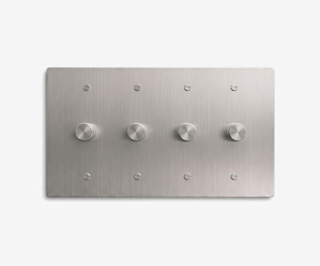 Stainless Steel Switch Plate - 4 Gang, view 19
