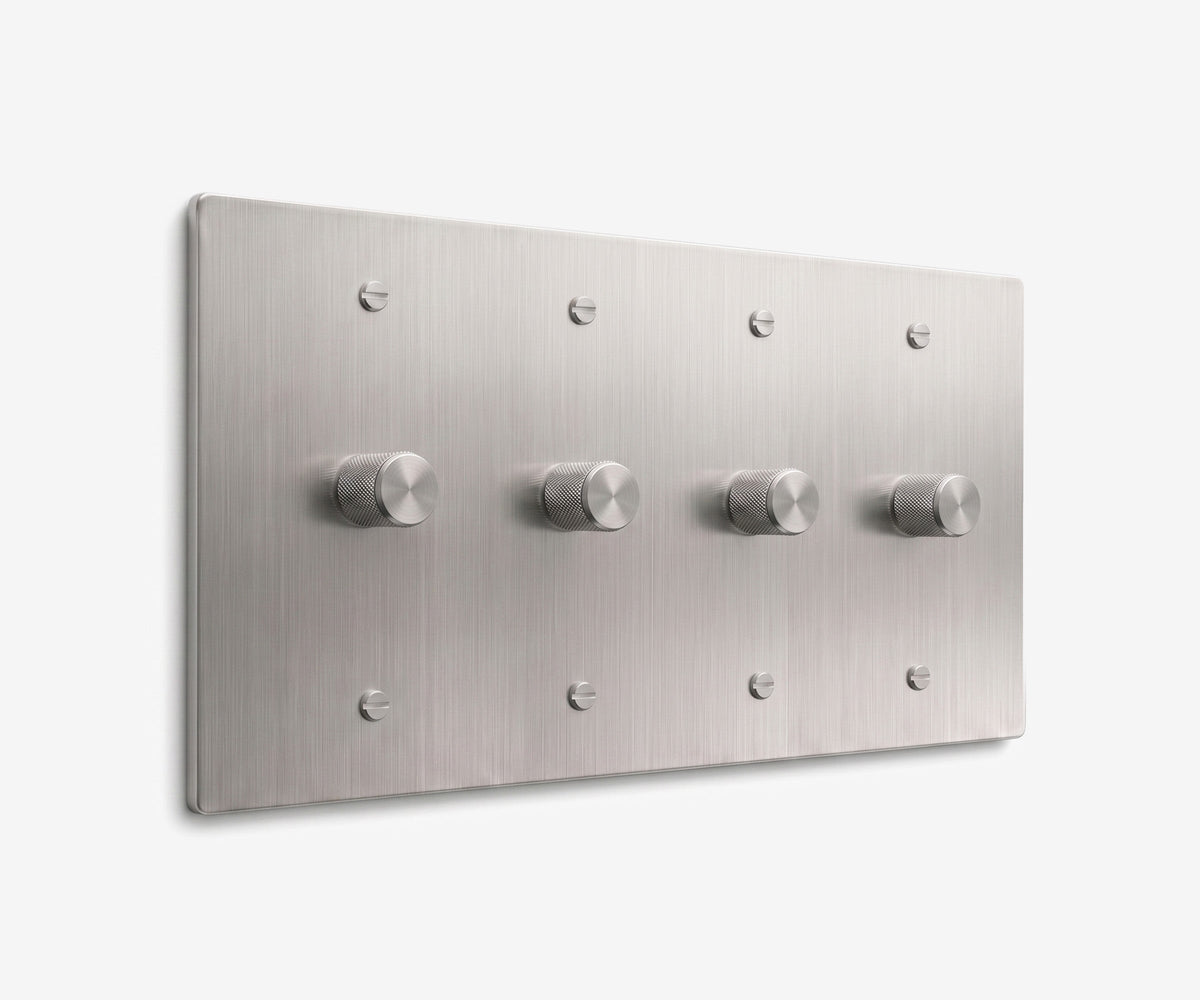 Stainless Steel Switch Plate - 4 Gang, view 20