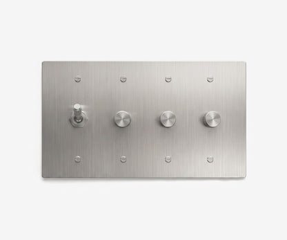 Stainless Steel Switch Plate - 4 Gang, view 21
