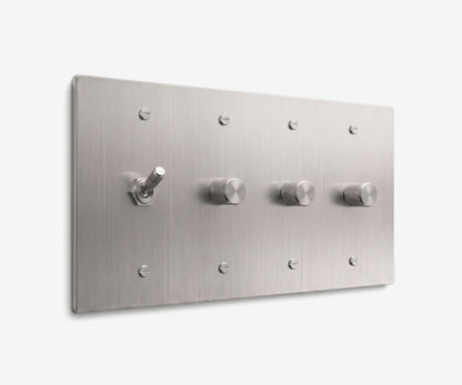Stainless Steel Switch Plate - 4 Gang, view 22