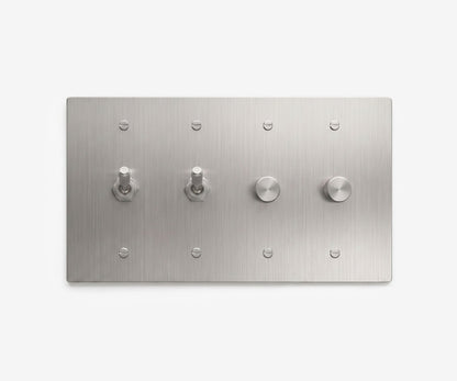 Stainless Steel Switch Plate - 4 Gang, view 23