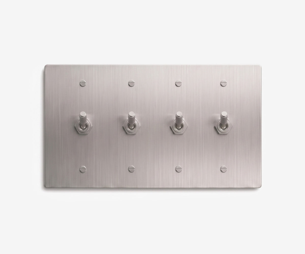 Stainless Steel Switch Plate - 4 Gang, view 27