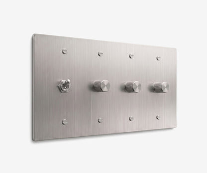 Stainless Steel Switch Plate - 4 Gang, view 30