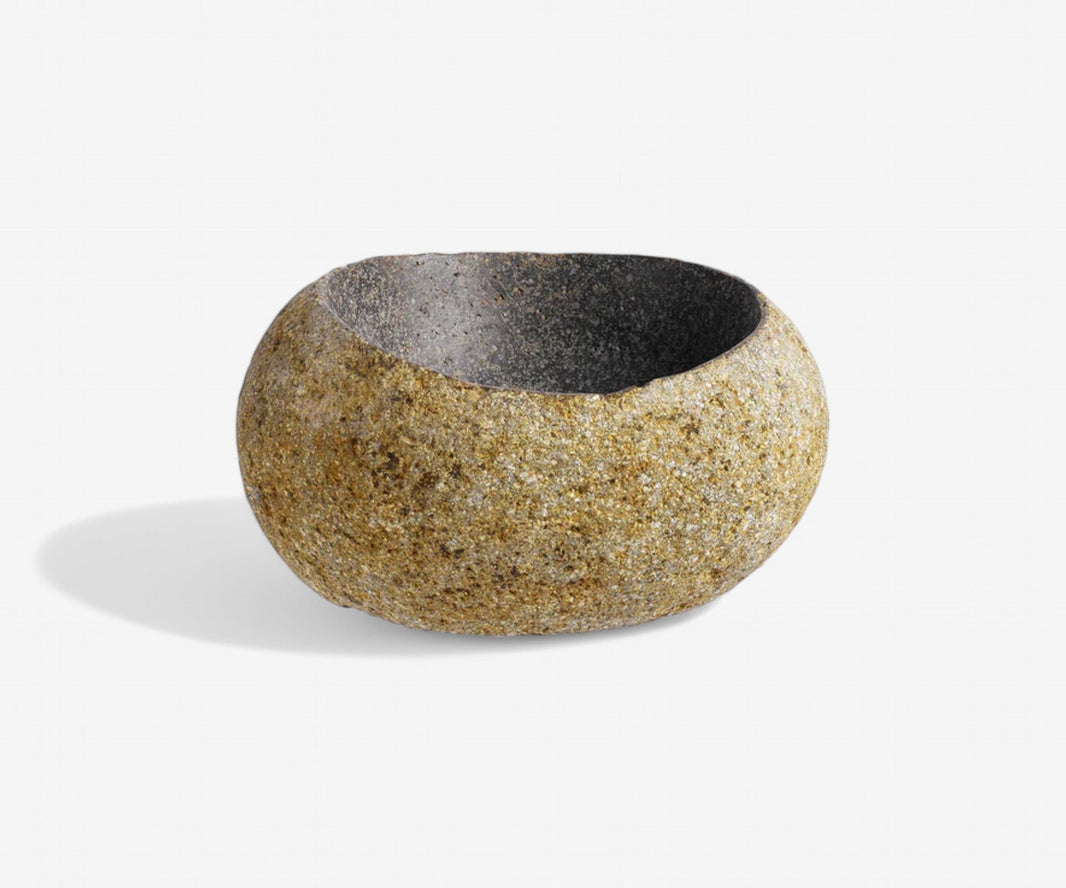 Carved River Stone Bowl - The Essential 
