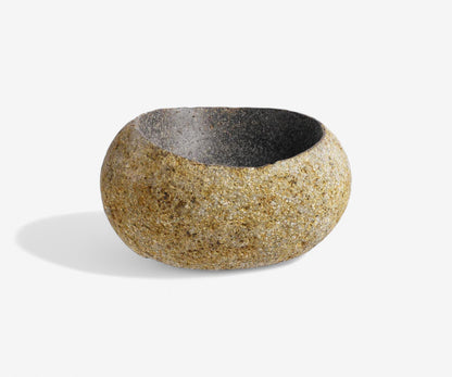 Carved River Stone Bowl - The Essential 