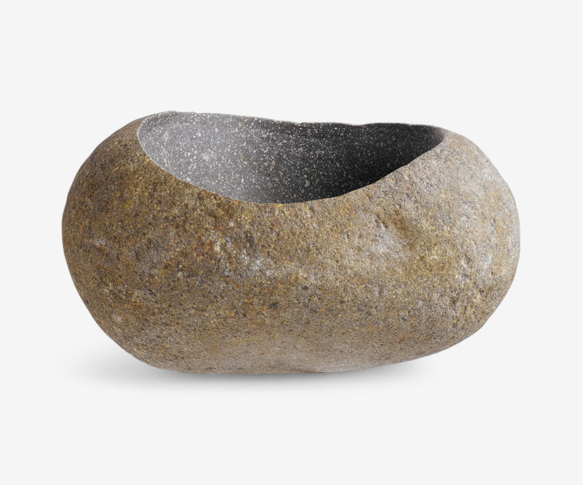 Carved River Stone Bowl - The Essential 