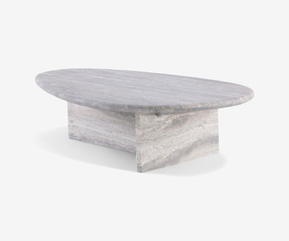 Cenere Travertine Coffee Table, view 3