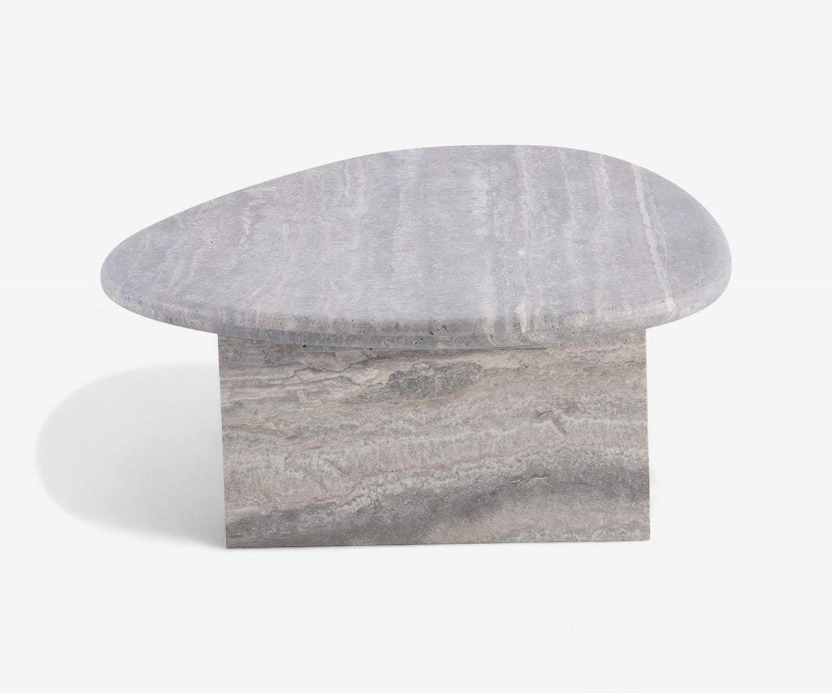 Cenere Travertine Coffee Table, view 4
