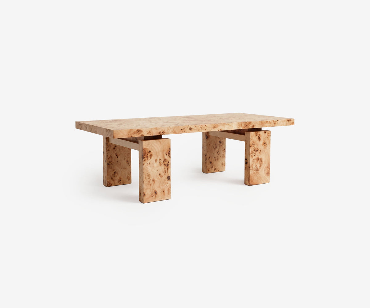 Aperture Burl Coffee Table