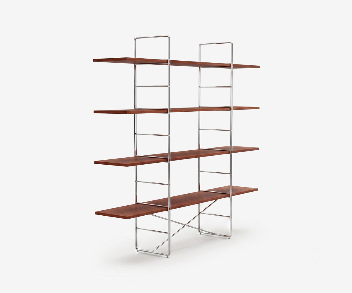Arka Solid Wood Bookshelf, view 4
