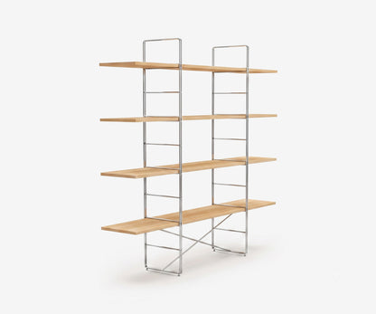 Arka Solid Wood Bookshelf, view 6