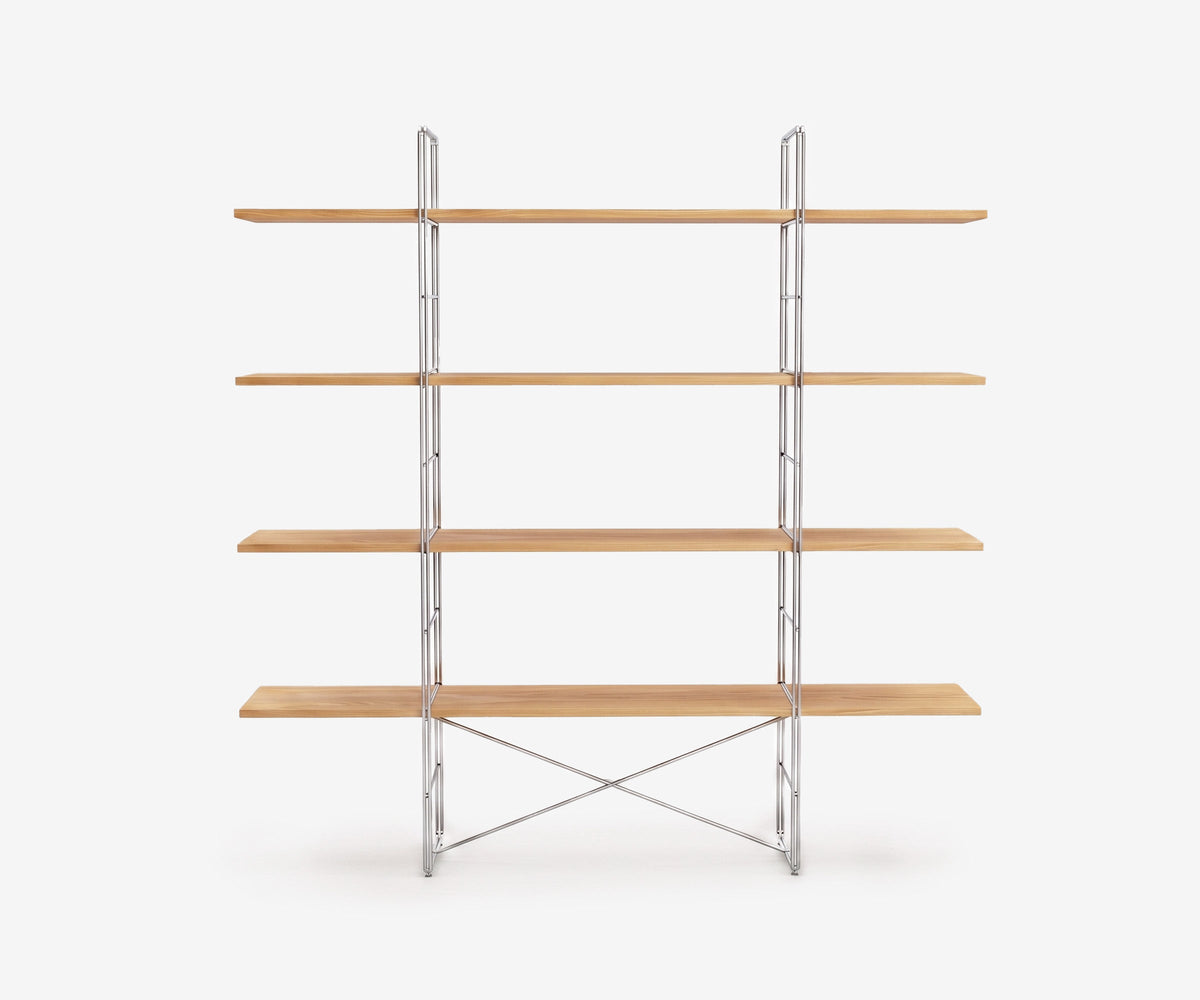Arka Solid Wood Bookshelf, view 9