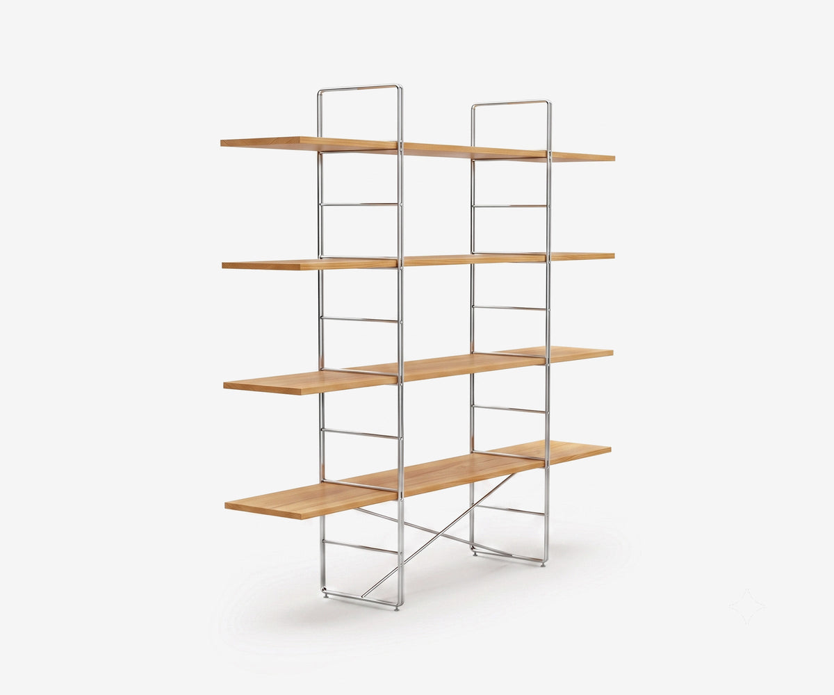 Arka Solid Wood Bookshelf, view 10