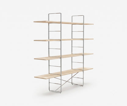 Arka Solid Wood Bookshelf