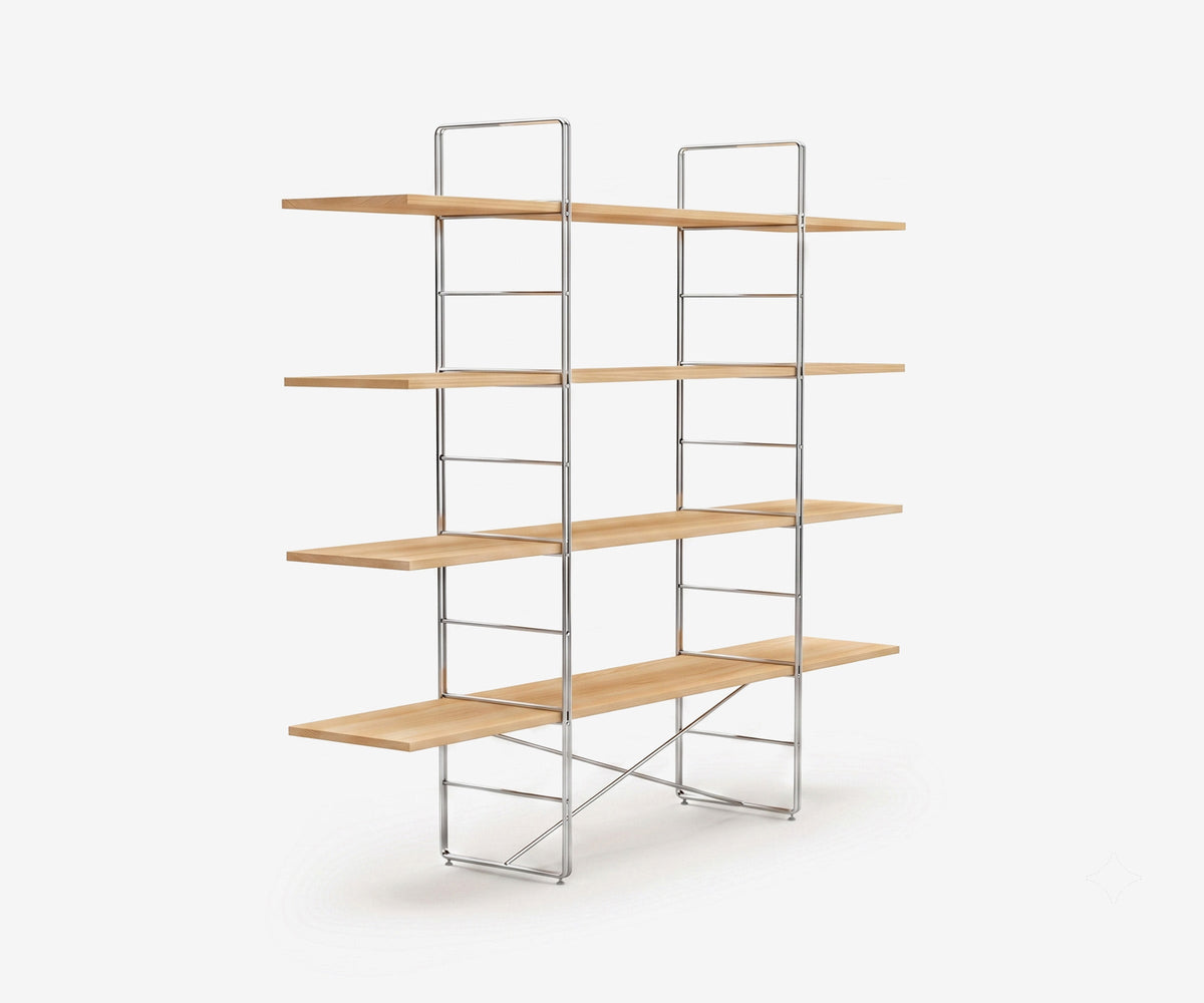 Arka Solid Wood Bookshelf, view 18