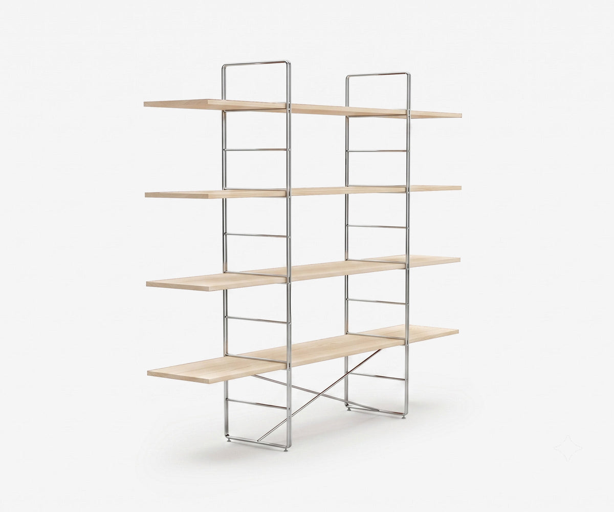 Arka Solid Wood Bookshelf, view 24