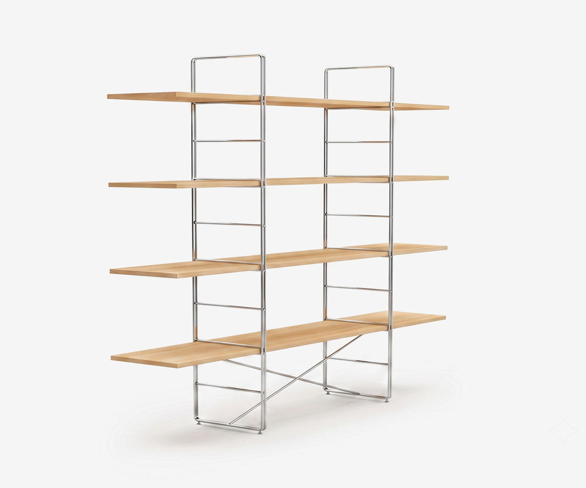 Arka Solid Wood Bookshelf