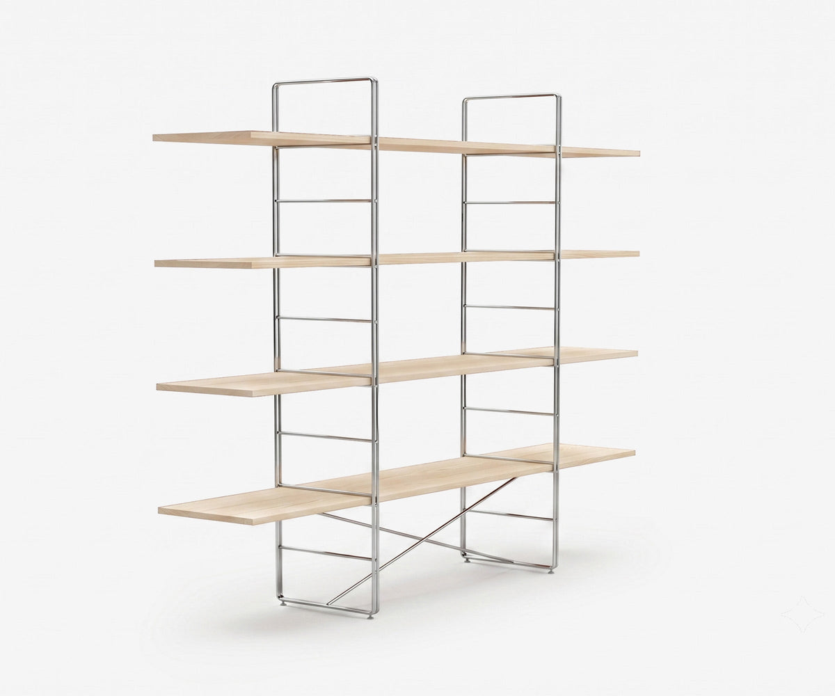 Arka Solid Wood Bookshelf