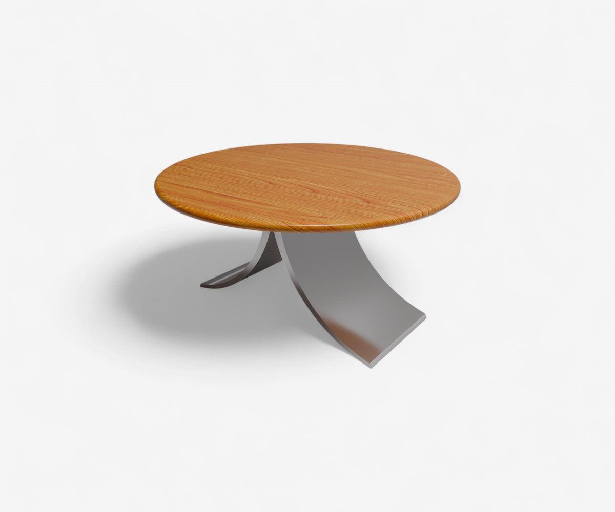 Cherry Metal Coffee Table