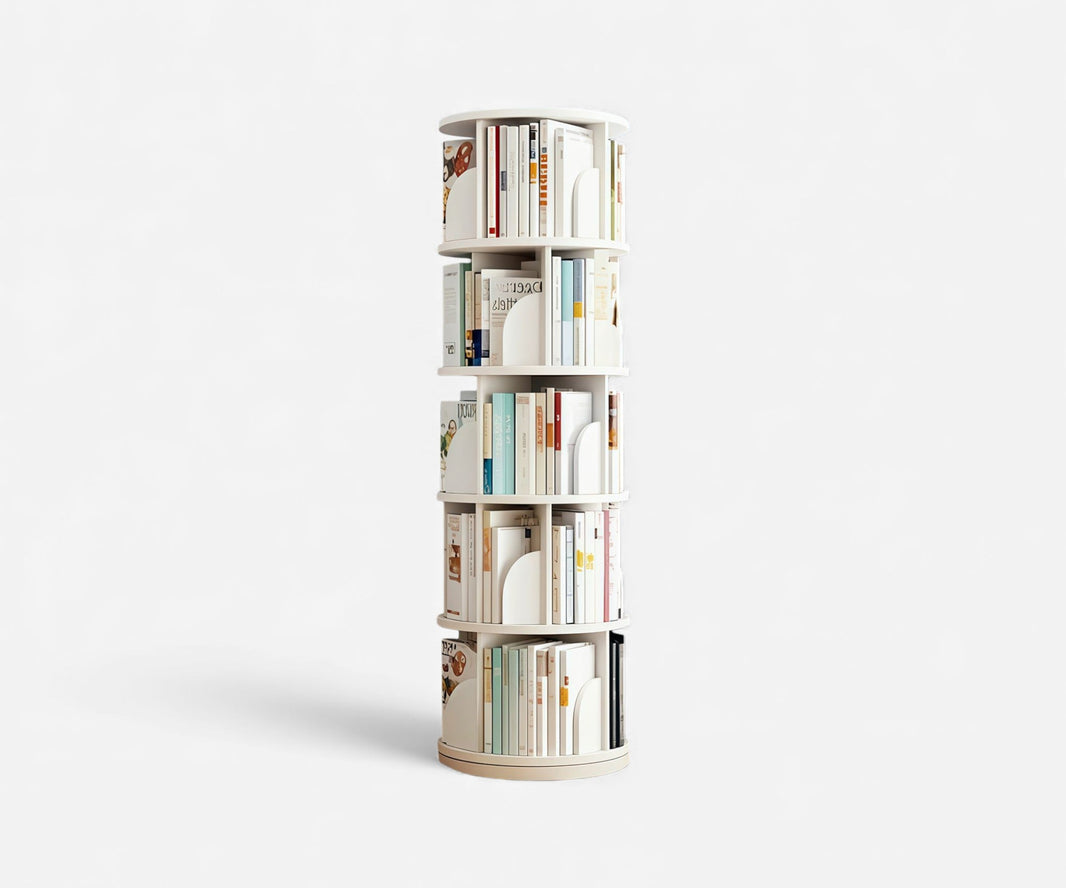 Scallop Rotating Bookshelf