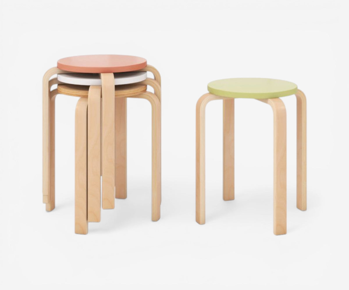 Arlo Bentwood Stool Set