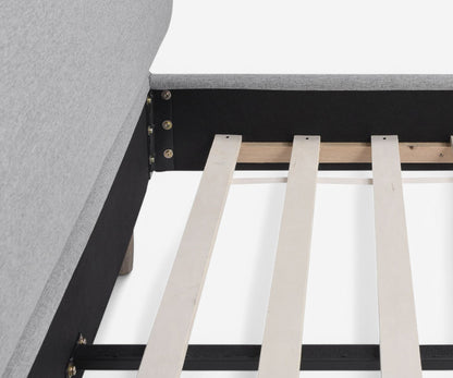 Low Profile Upholstered Bed Frame, view 5