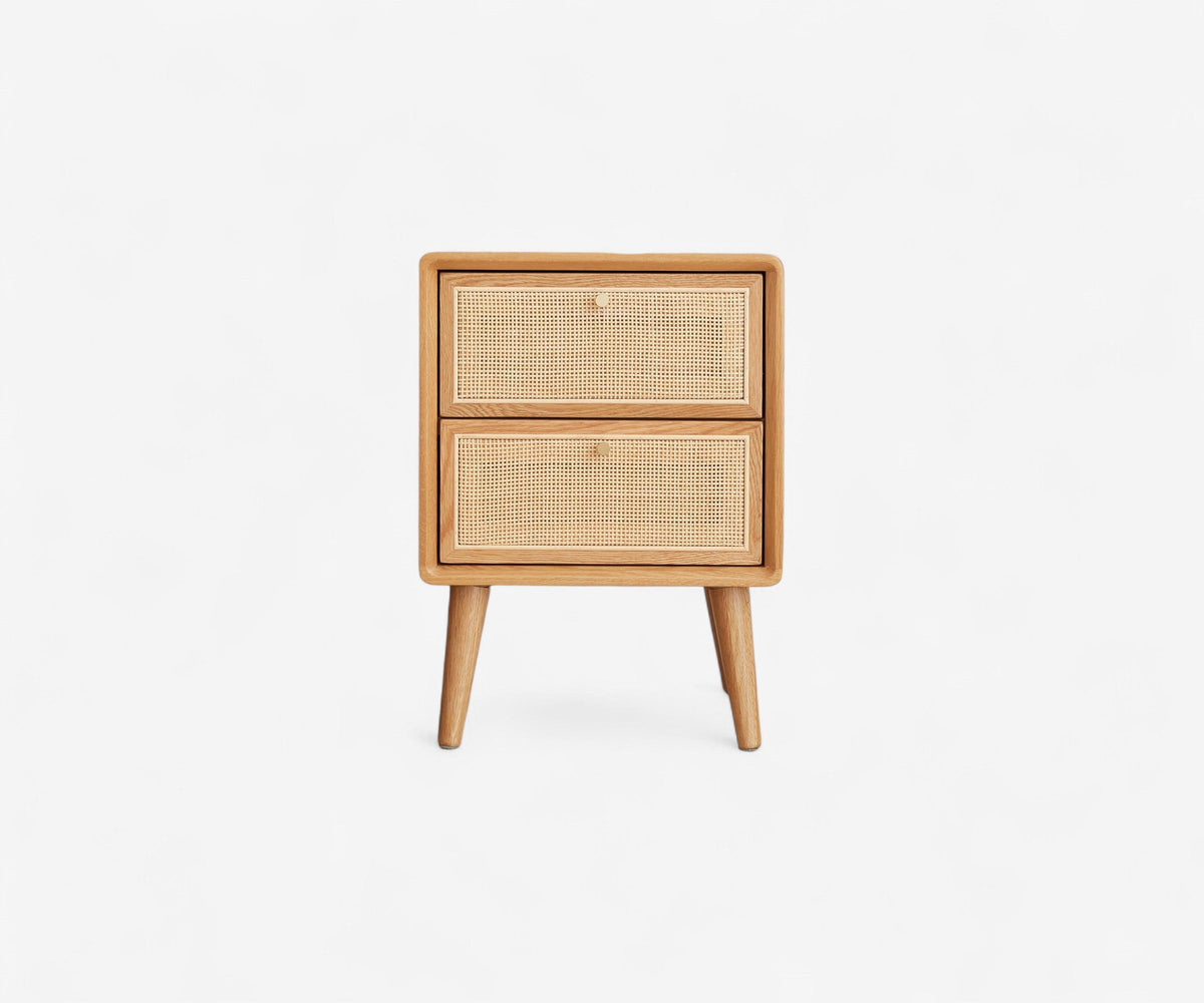 Malmo Solid Oak Nightstand, view 2