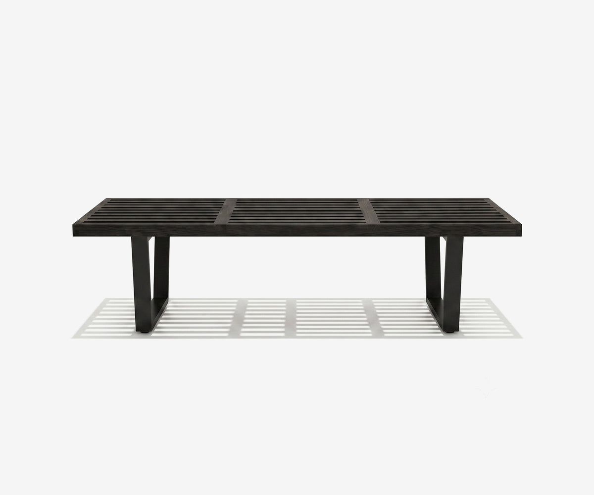 Mikkel Slatted Bench, view 3