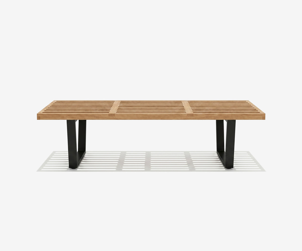 Mikkel Slatted Bench, view 5