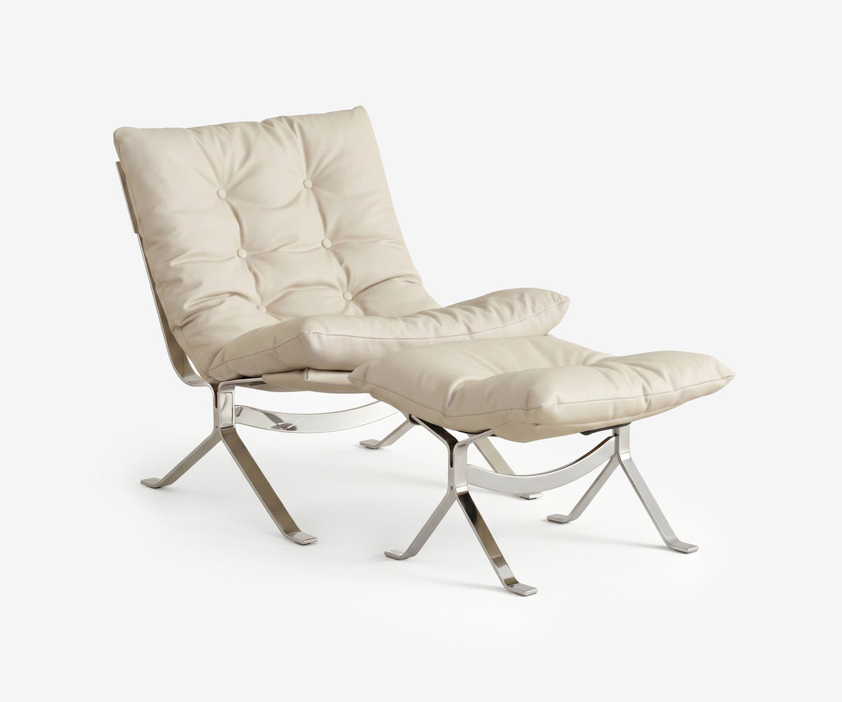 Omelette Lounge Chair and Ottoman - The Essential 