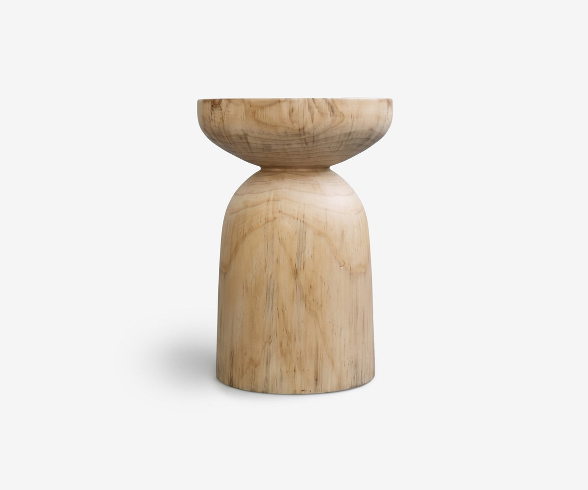 Pedestal Side Table, view 2
