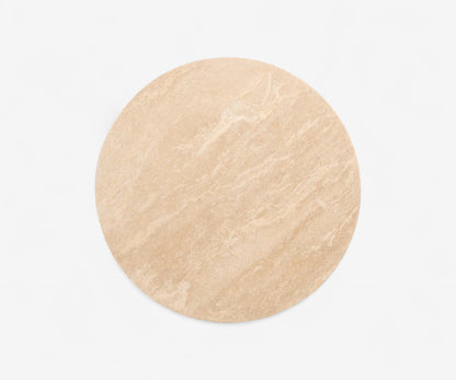 Pietra Travertine Side Table, view 8