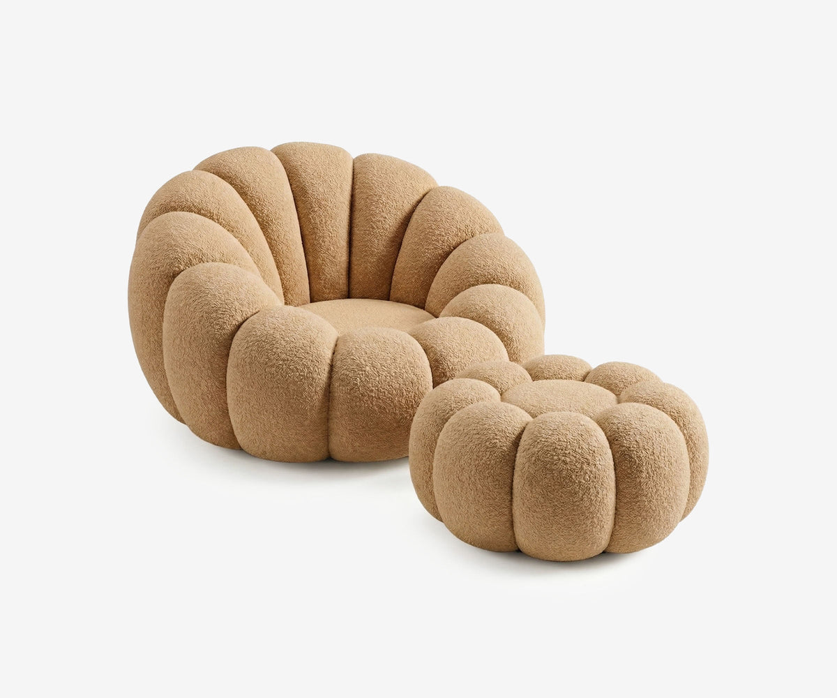 Pleat Lounge Chair, view 3