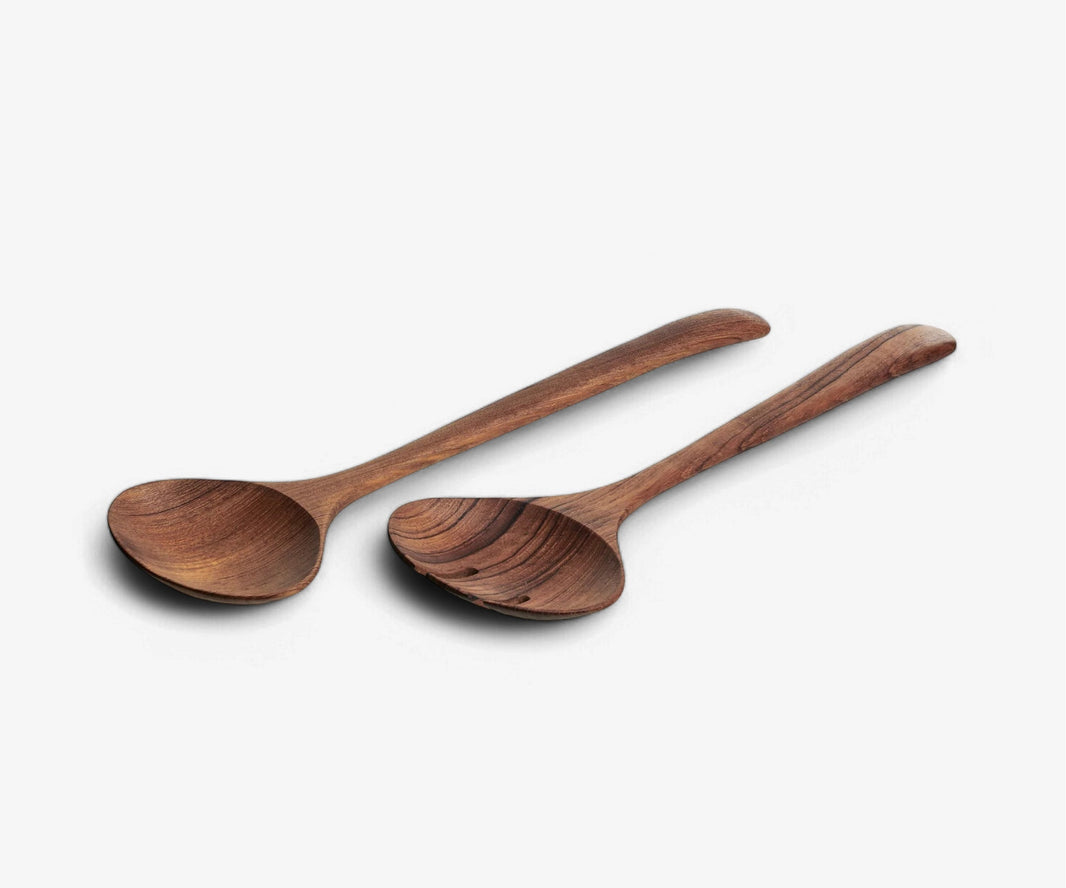 Teak Salad Servers