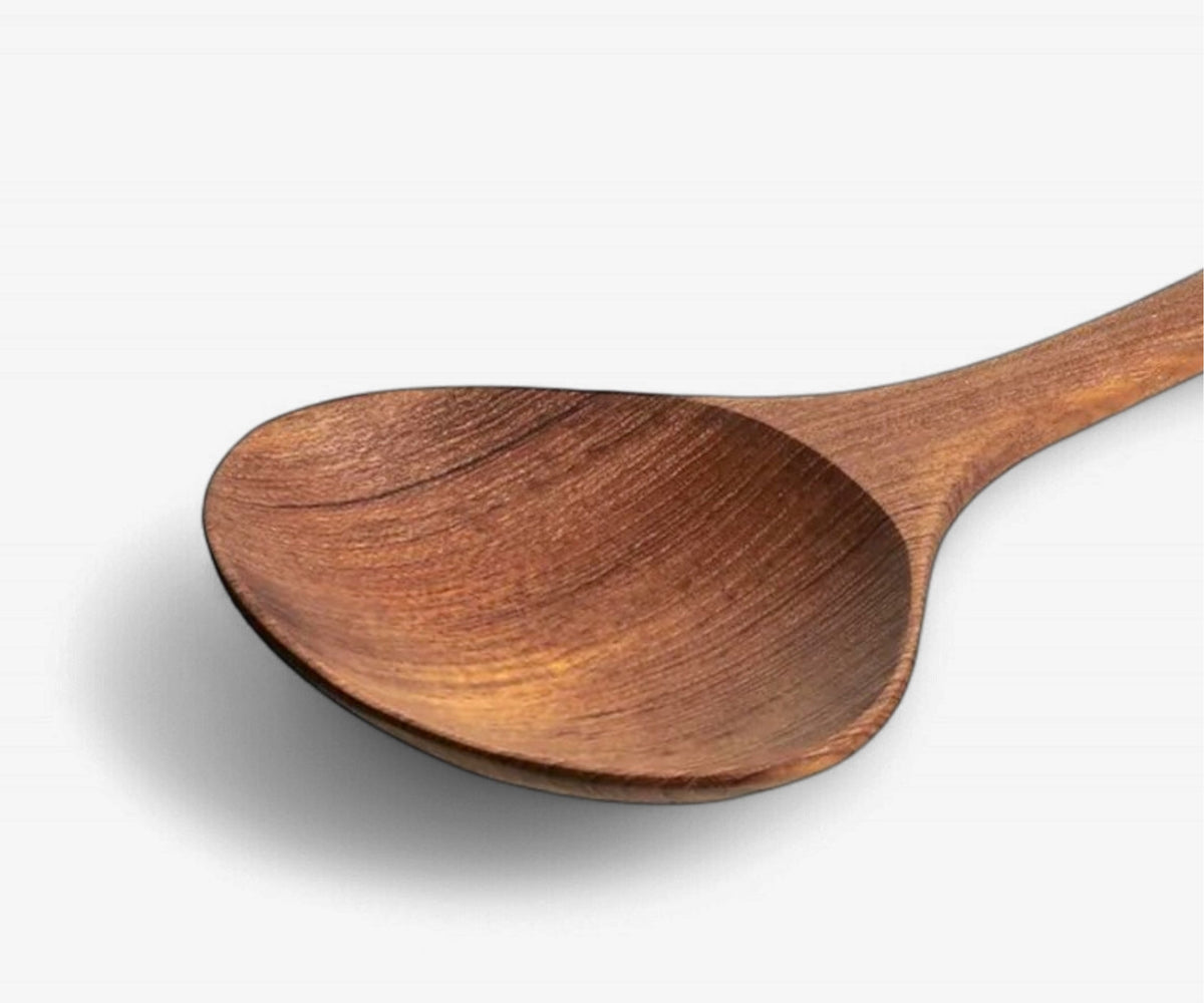 Teak Salad Servers, view 2