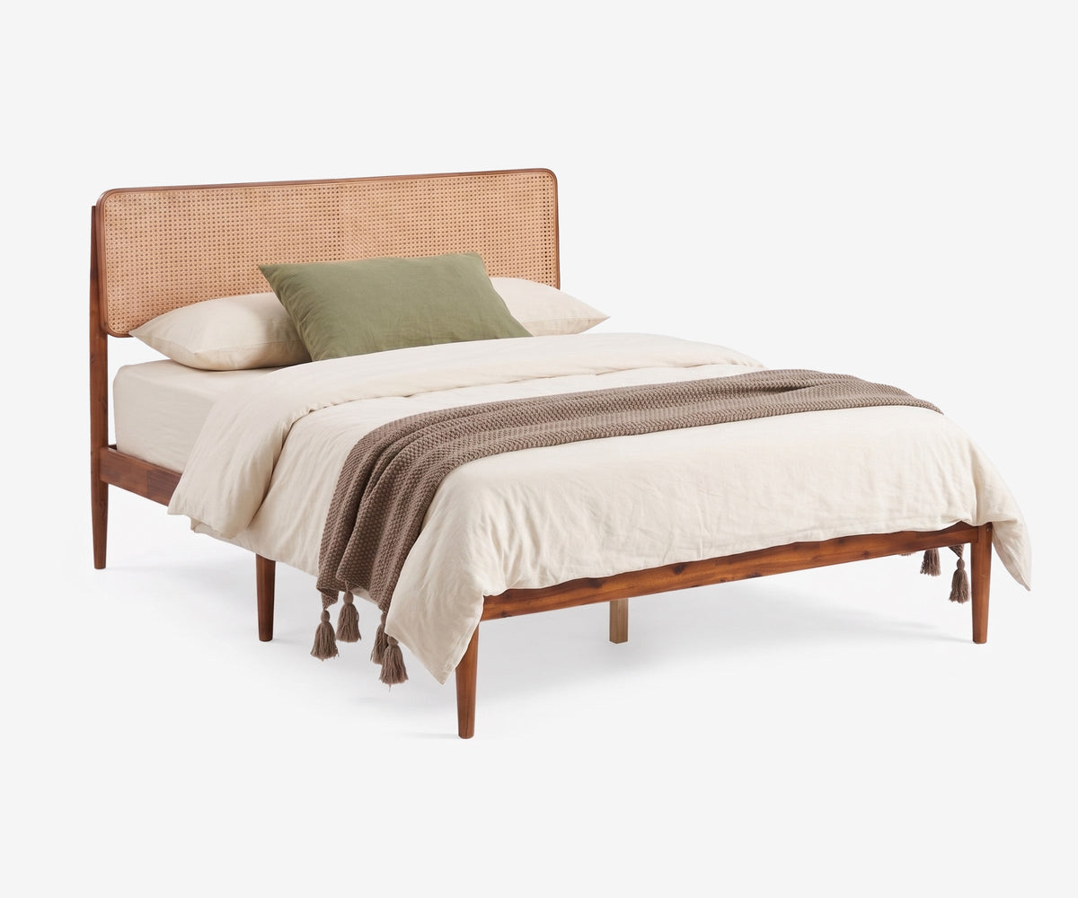 Rattan Woven Bed Frame, view 2