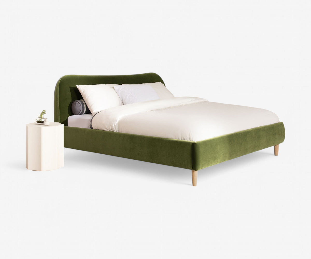 Arc Upholstered Bed Frame, view 3