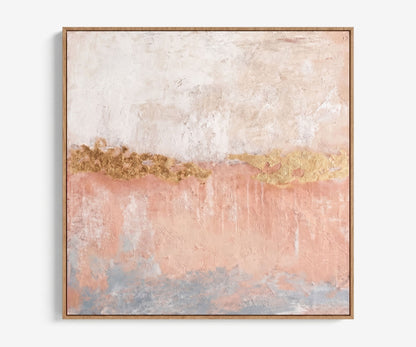 Blush Horizon Oil Painting, view 2