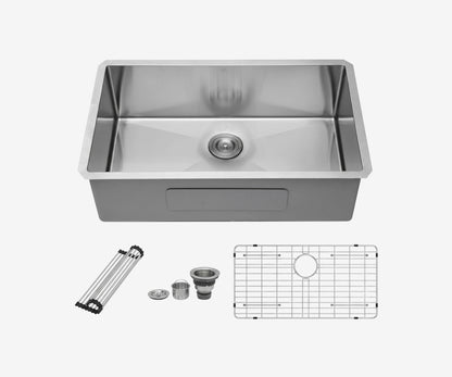 Stainless Steel Undermount Kitchen Sink, view 21