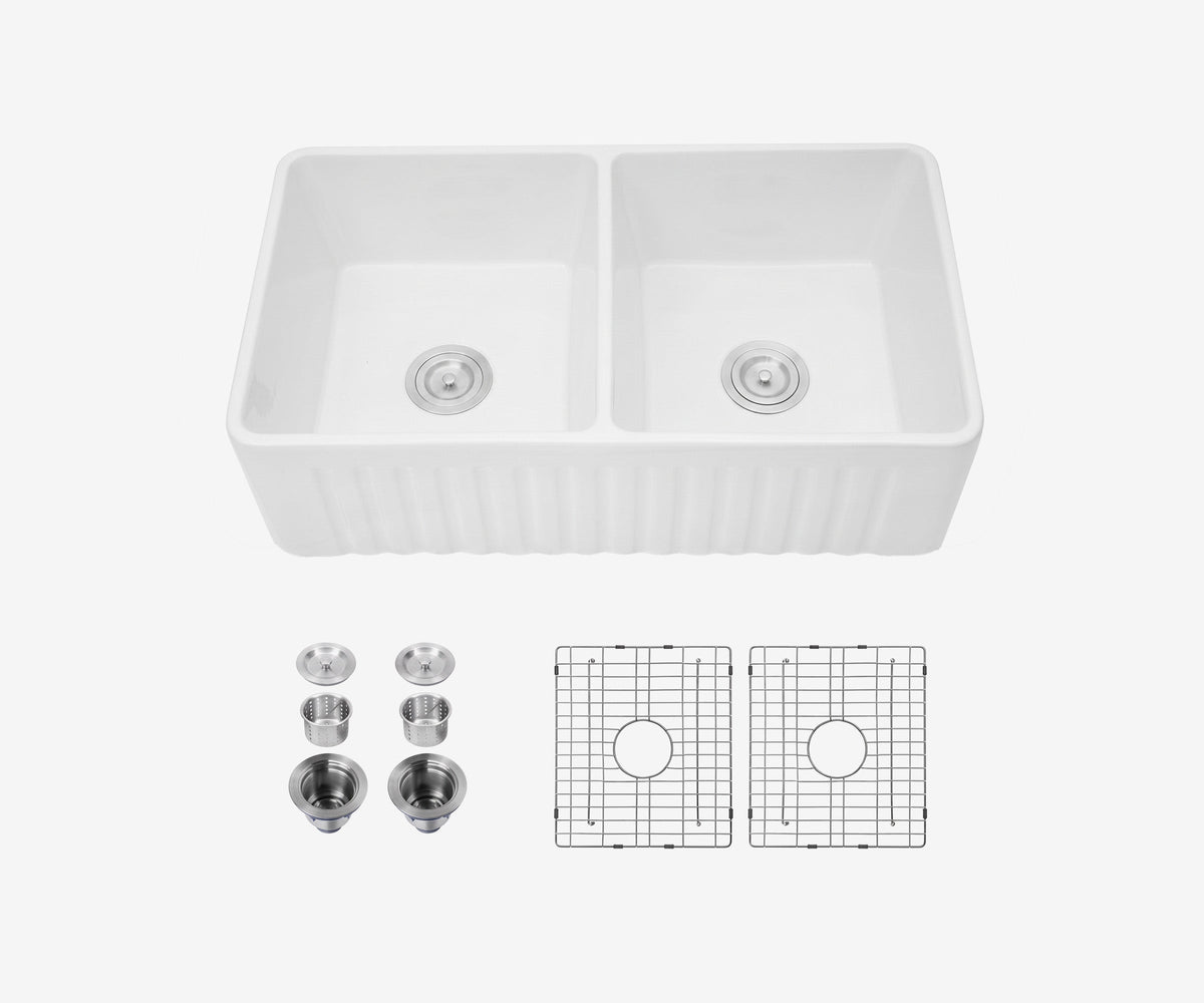 Ceramic Farmhouse Sink, view 18