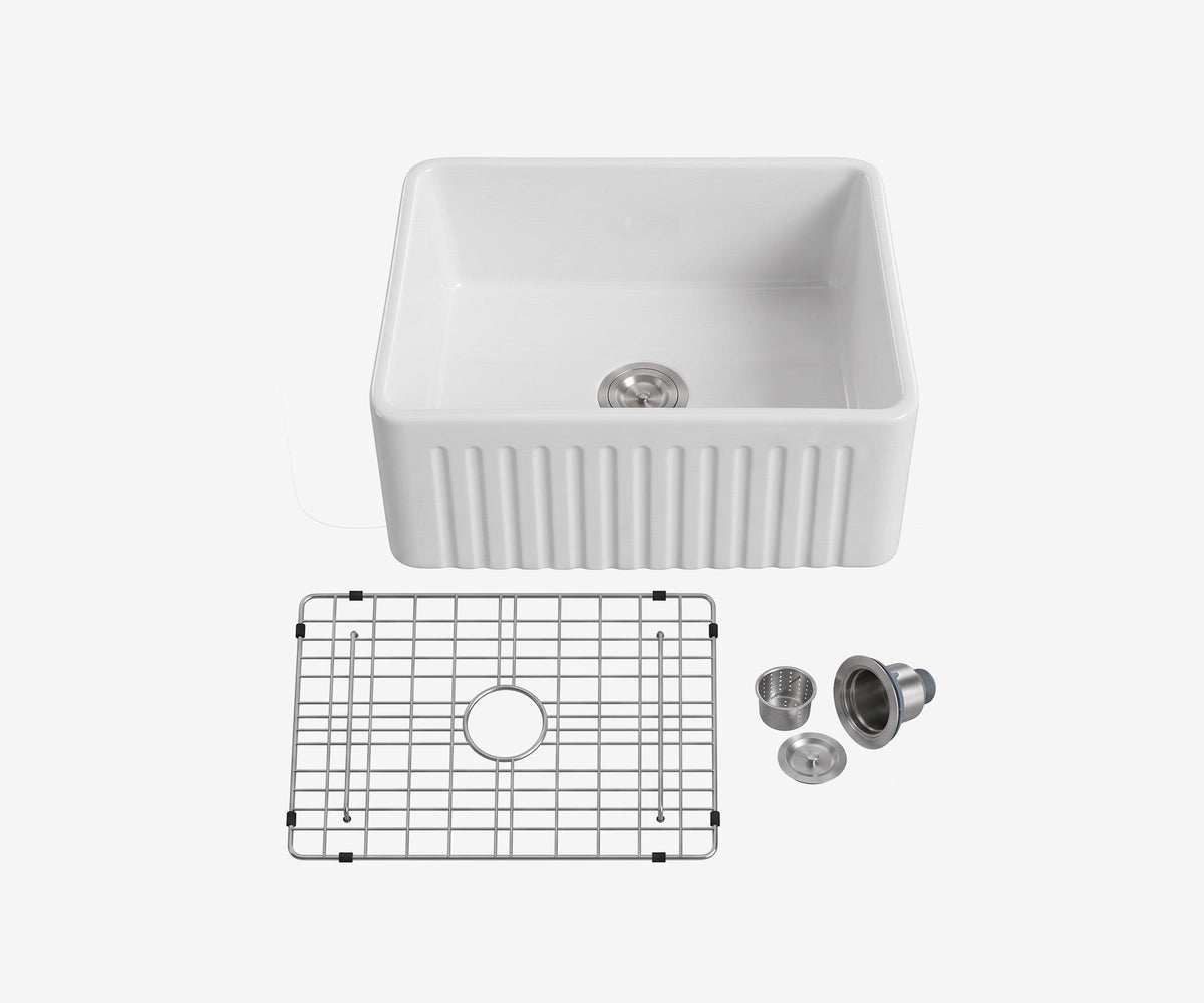 Ceramic Farmhouse Sink, view 7