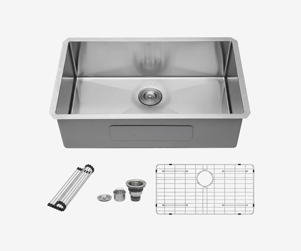 Stainless Steel Undermount Kitchen Sink, view 27