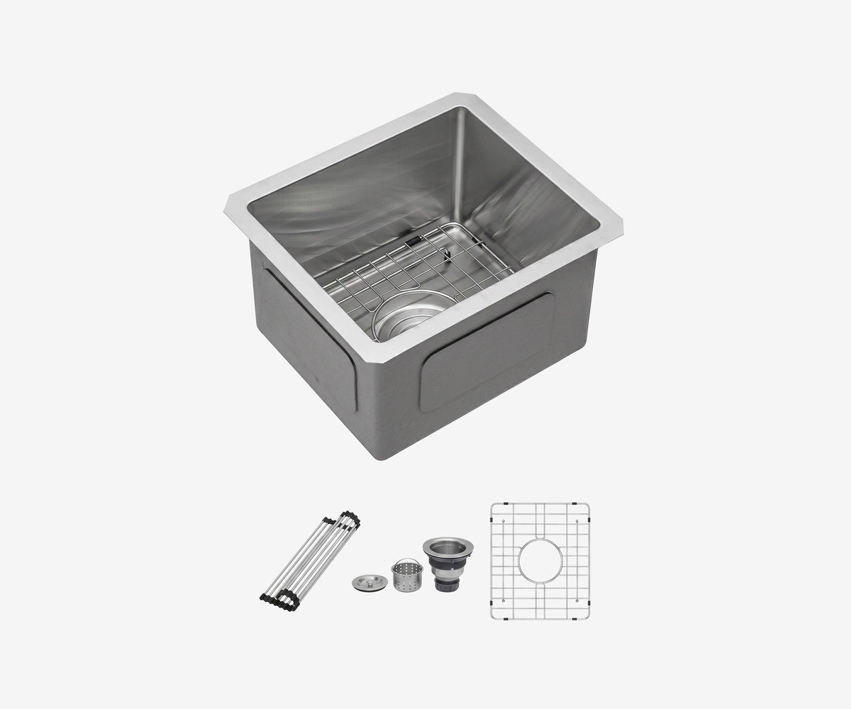 Stainless Steel Undermount Kitchen Sink, view 6