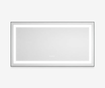 Halo LED Bathroom Mirror 48x24"