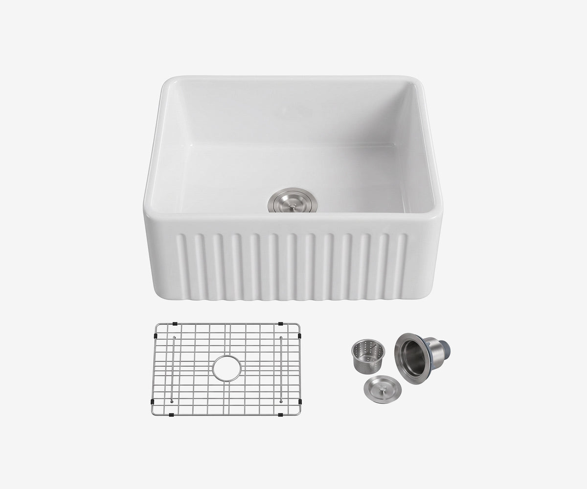 Ceramic Farmhouse Sink, view 6