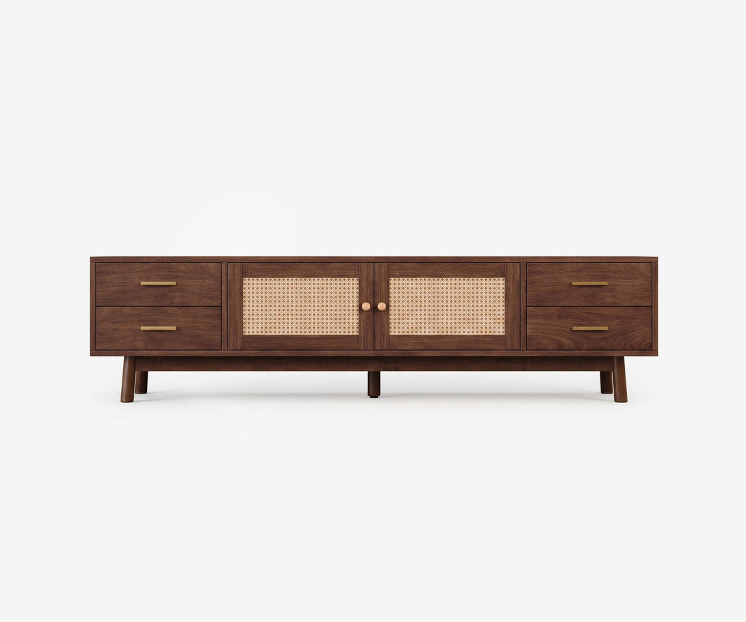 Palma Rattan Media Console